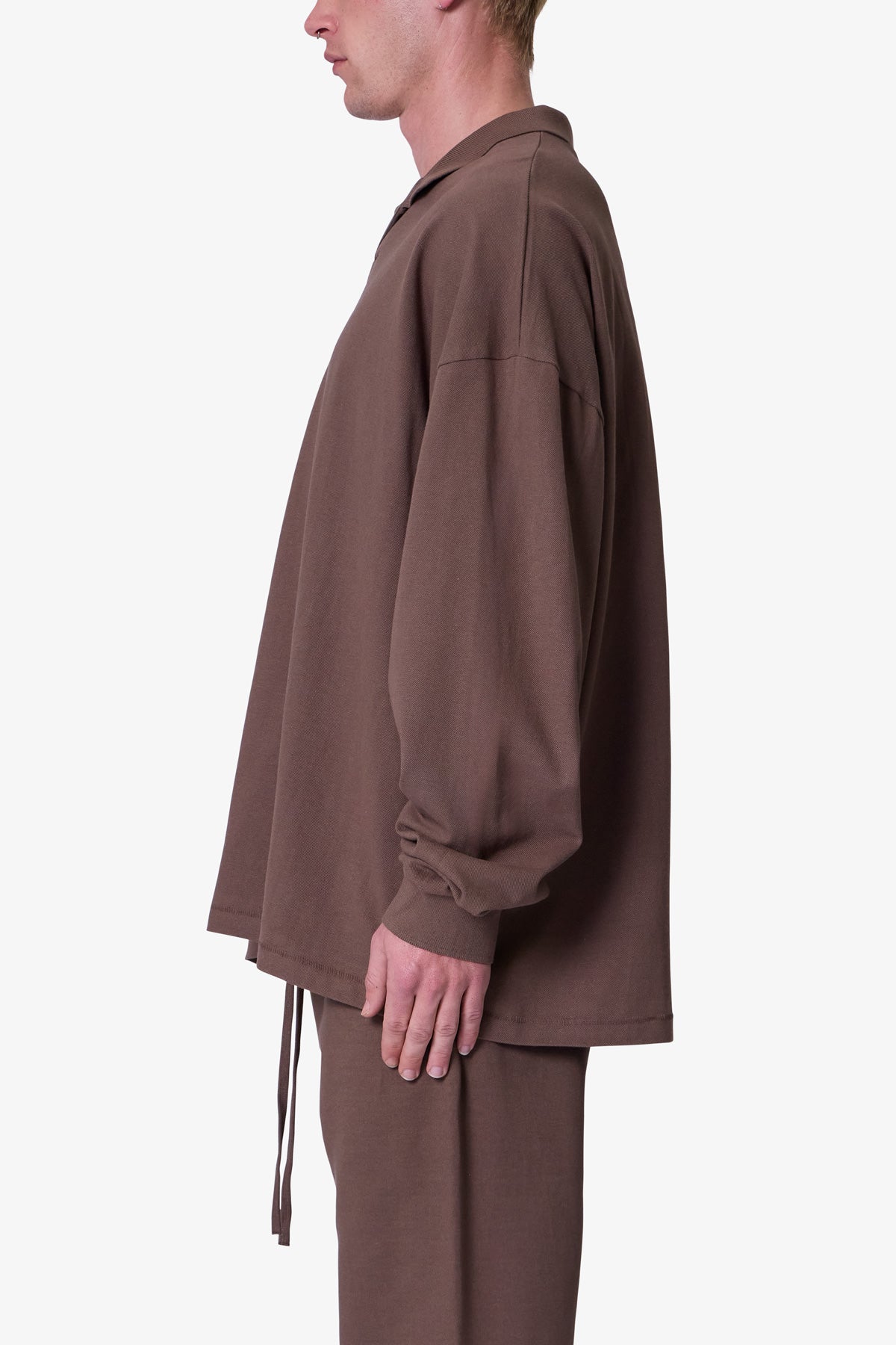 Every Day L/S Polo - Olive