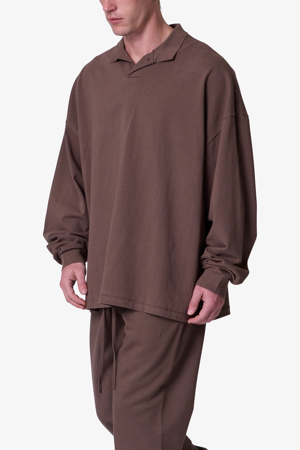 Every Day L/S Polo - Olive