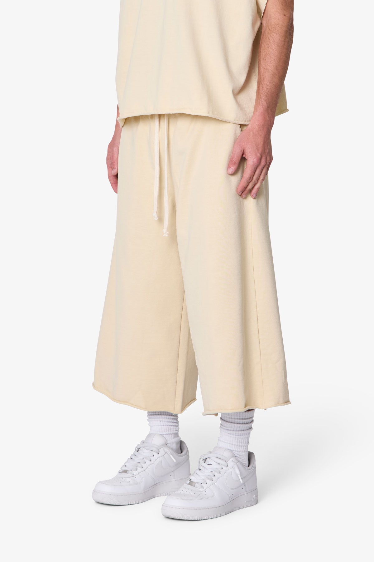 Extra Long Sweatshorts - Off White