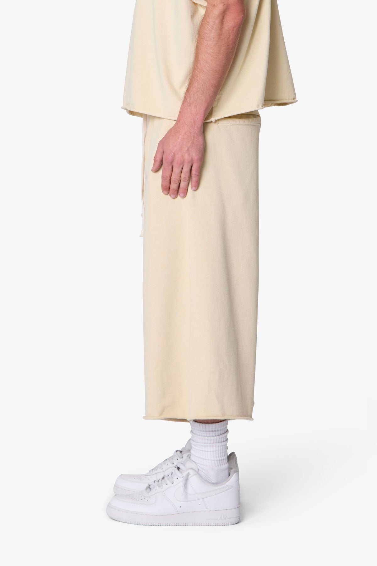 Extra Long Sweatshorts - Off White