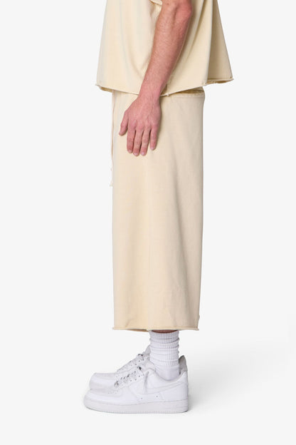 Extra Long Sweatshorts - Off White