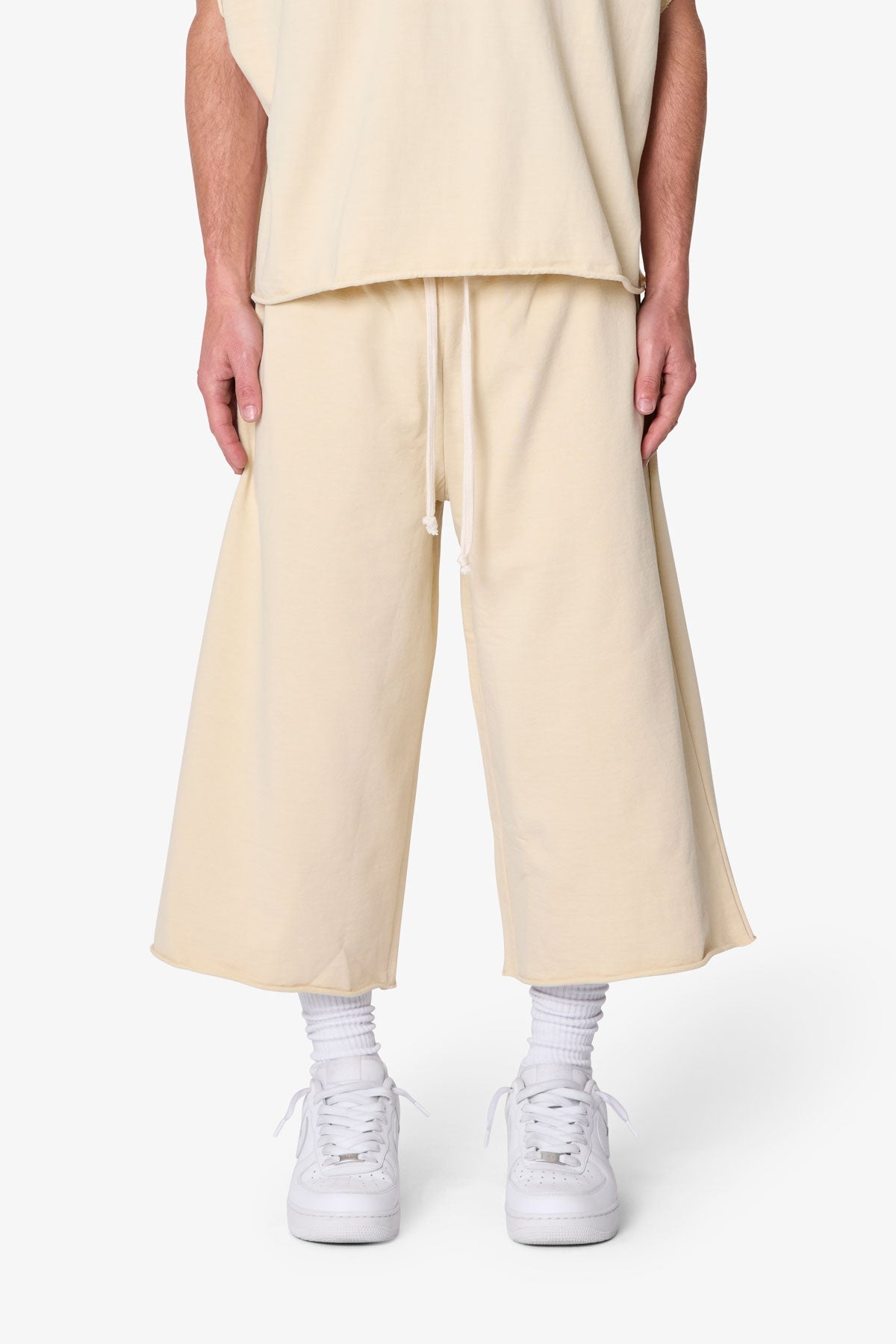 Extra Long Sweatshorts - Off White