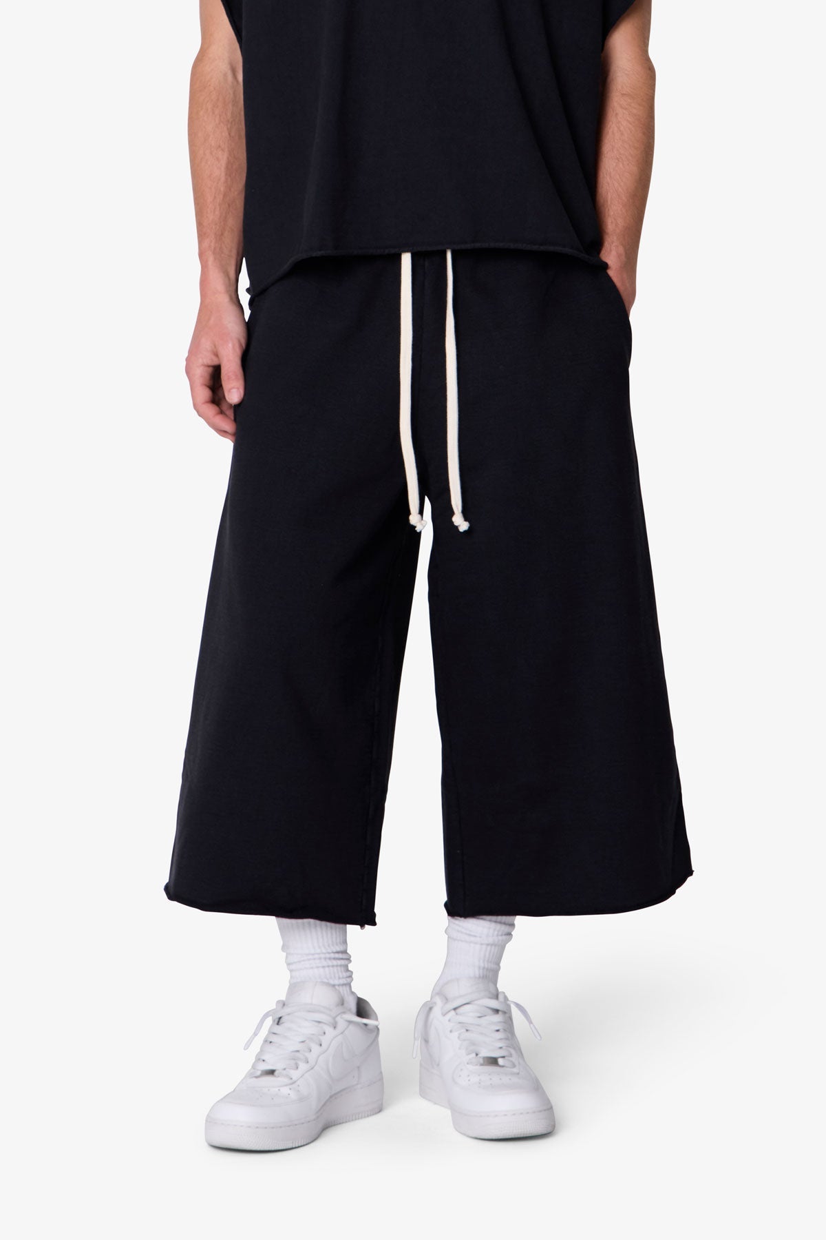 Extra Long Sweatshorts - Vintage Black