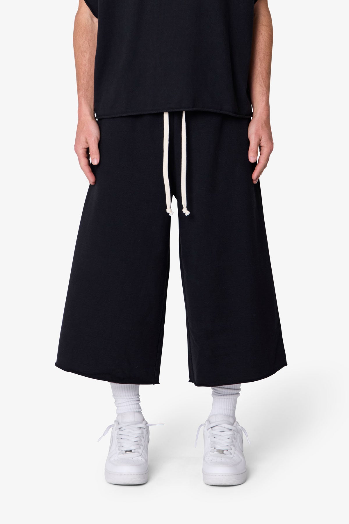 Extra Long Sweatshorts - Vintage Black