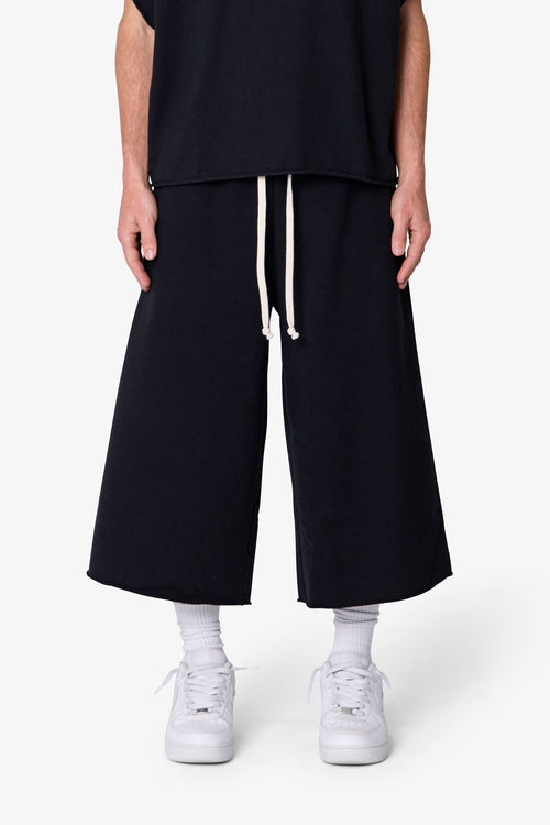 Extra Long Sweatshorts - Vintage Black