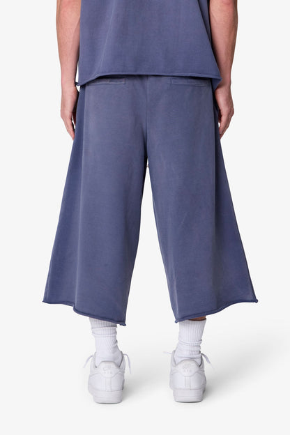 Extra Long Sweatshorts - Washed Navy