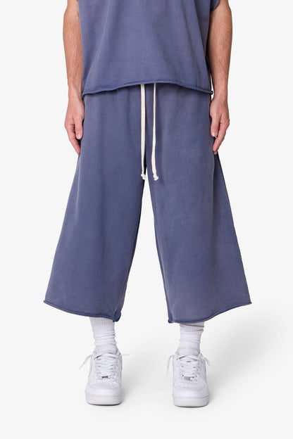 Extra Long Sweatshorts - Washed Navy