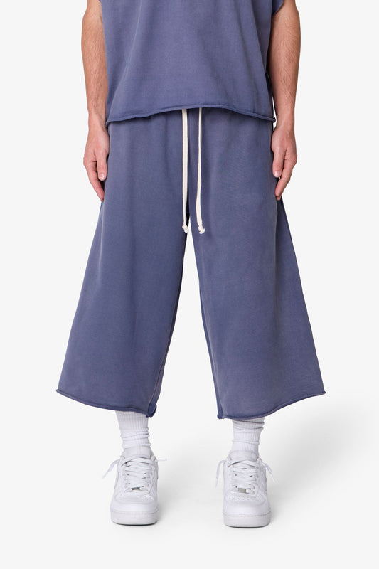 Extra Long Sweatshorts - Washed Navy