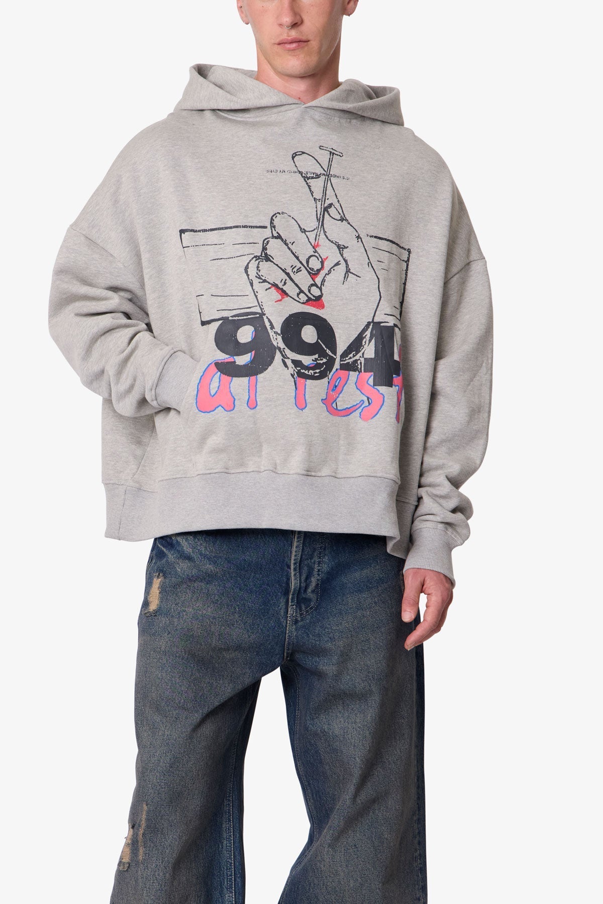 Fade Away Hoodie - Grey