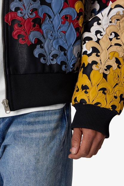 Fleur De Lis All Over Hoodie - Multi