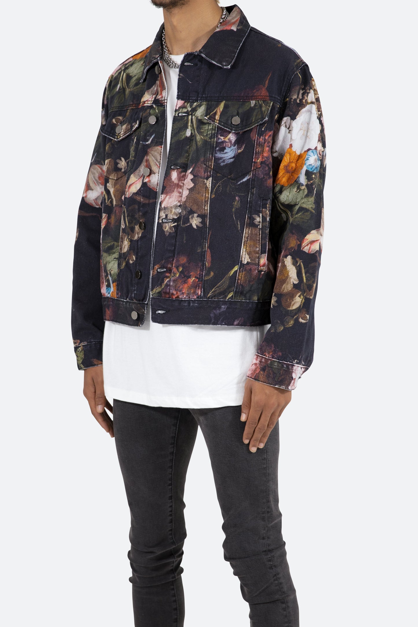 Floral Trucker Jacket - Multi