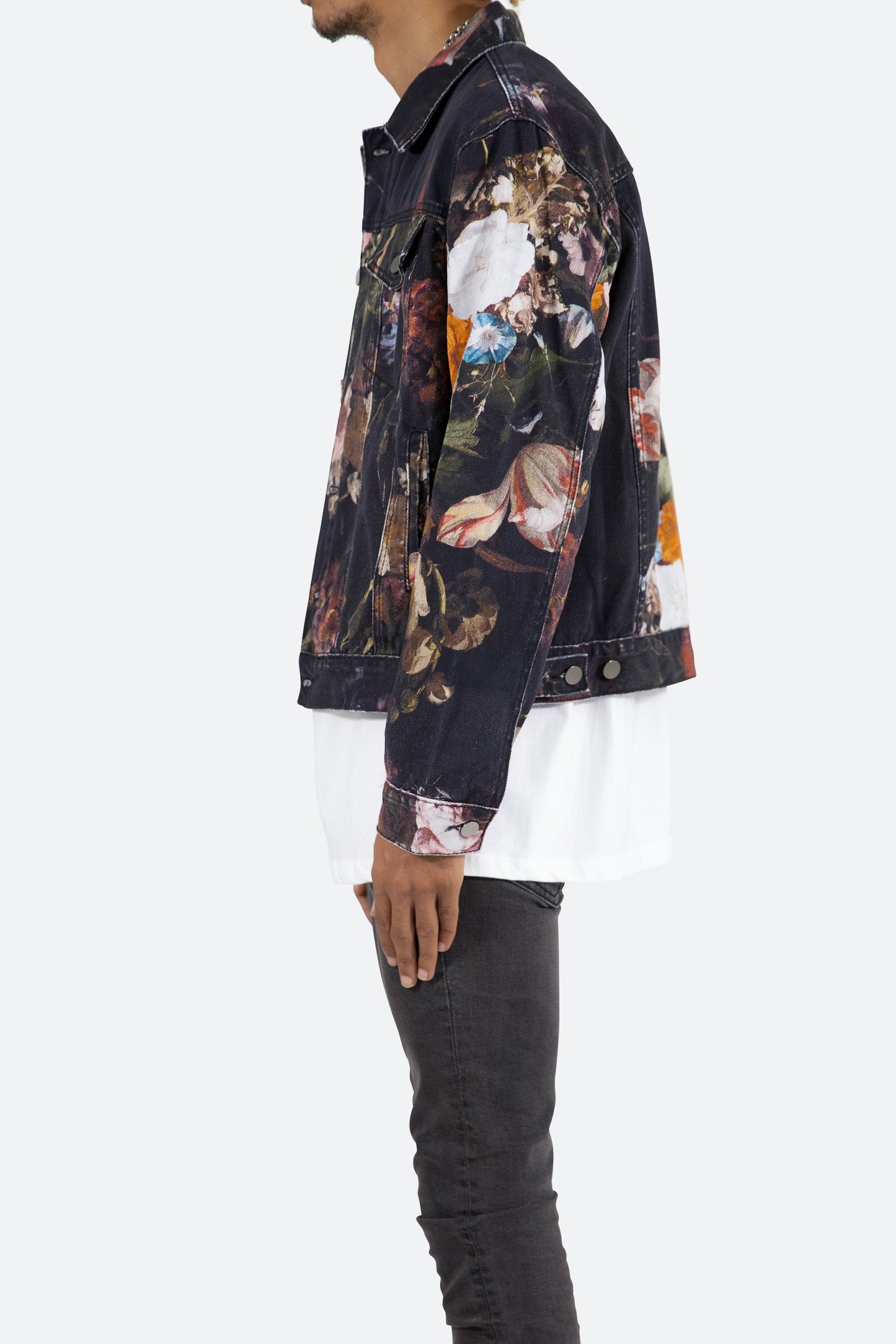 Floral Trucker Jacket - Multi