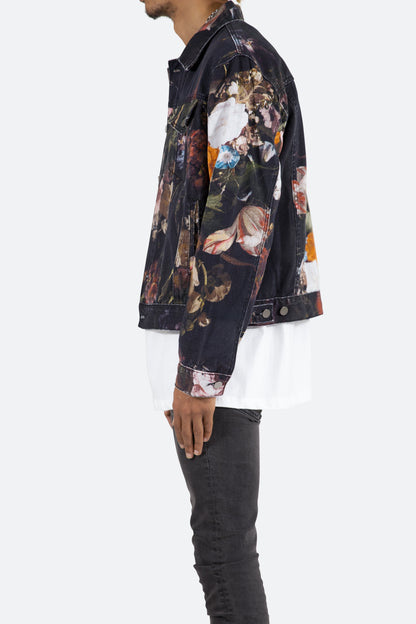 Floral Trucker Jacket - Multi