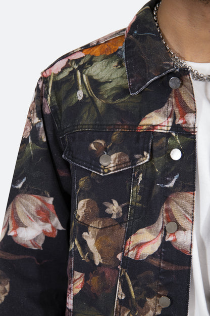 Floral Trucker Jacket - Multi