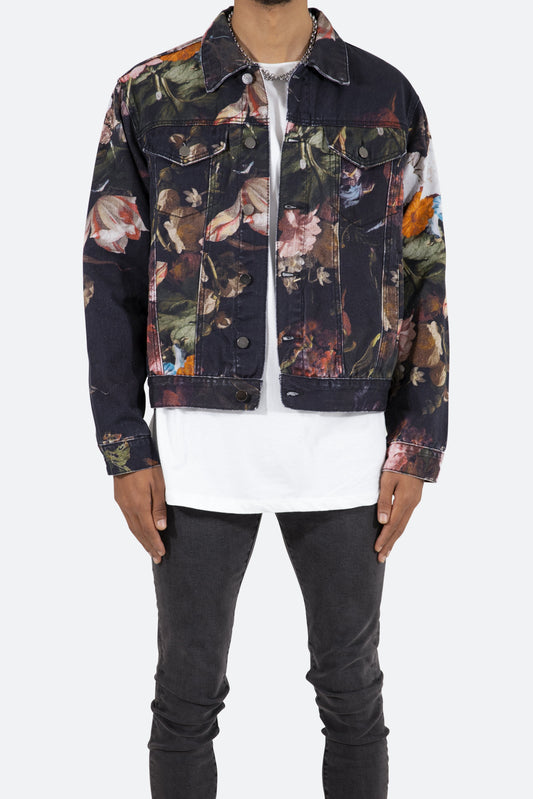 Floral Trucker Jacket - Multi