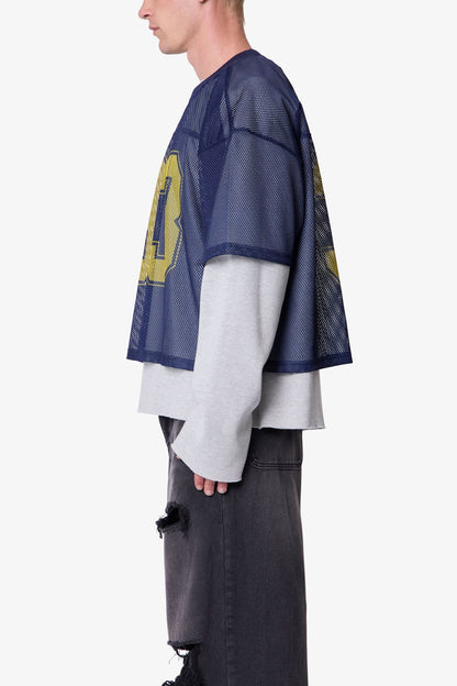 Football Mesh Jersey - Navy