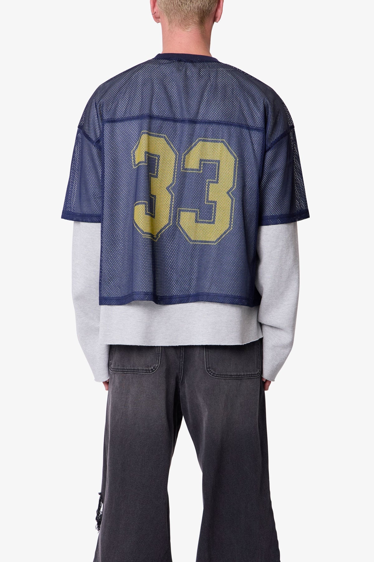 Football Mesh Jersey - Navy
