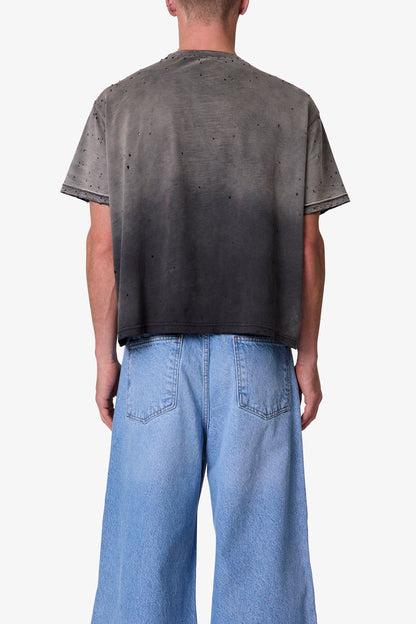 Fractured Tee - Washed Black