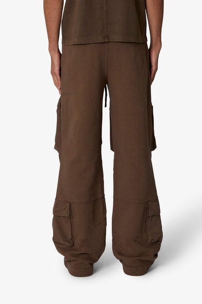 Front Cargo Sweatpants - Olive