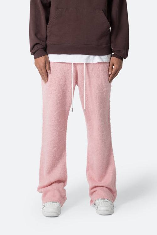 Fuzzy Sweatpants - Pink