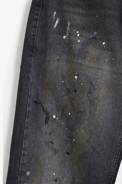 G:04 Painted Denim - Washed Black