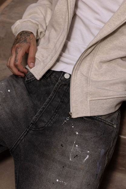 G:04 Painted Denim - Washed Black