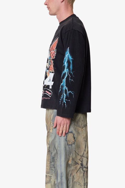 Gem Skull L/S Tee - Black
