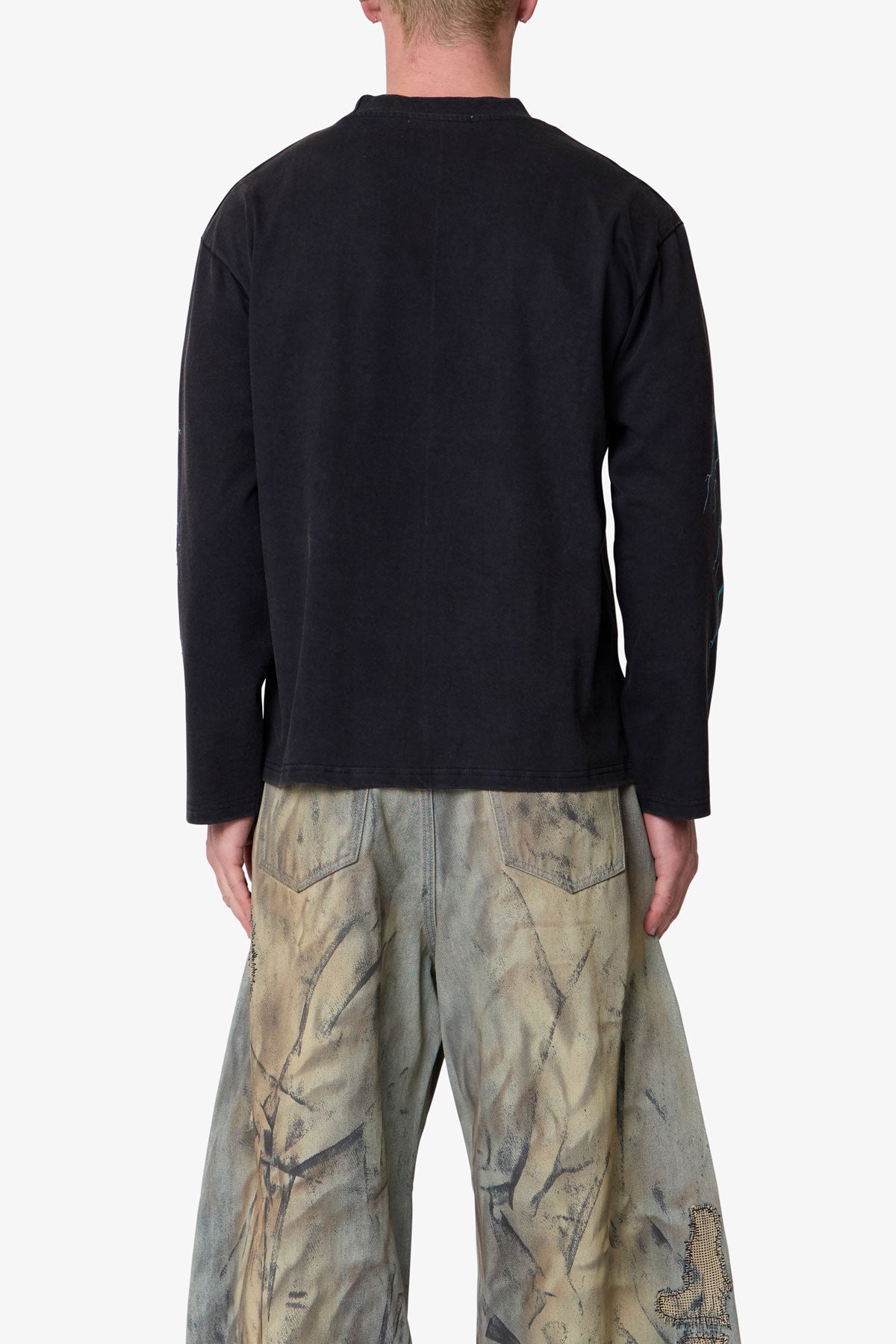 Gem Skull L/S Tee - Black