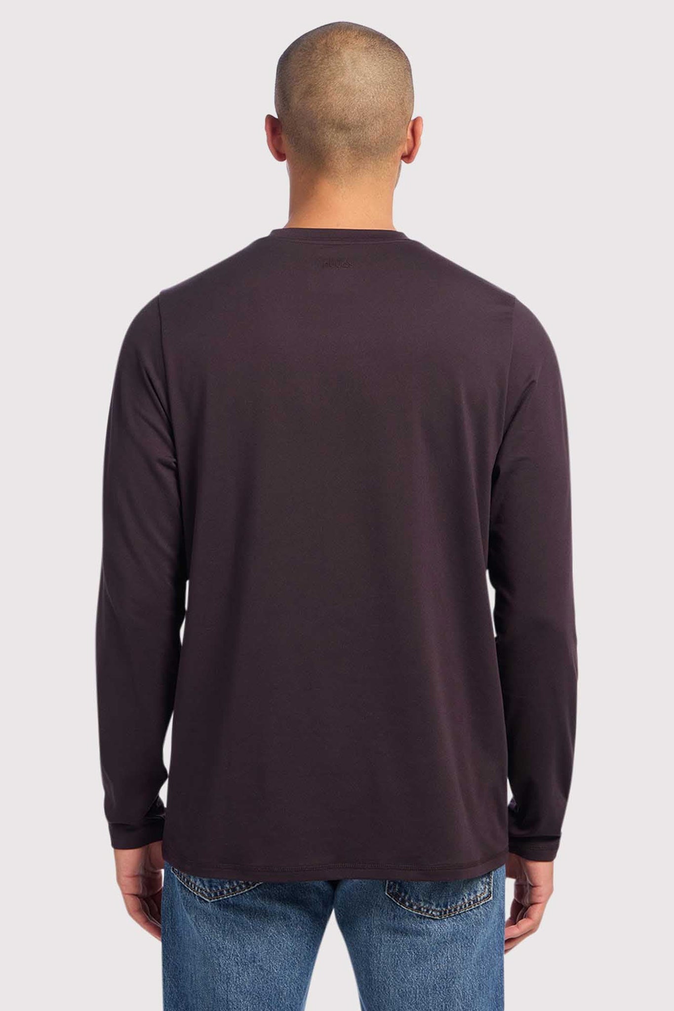 Men's Long Sleeve Movement Tee | Eggplant