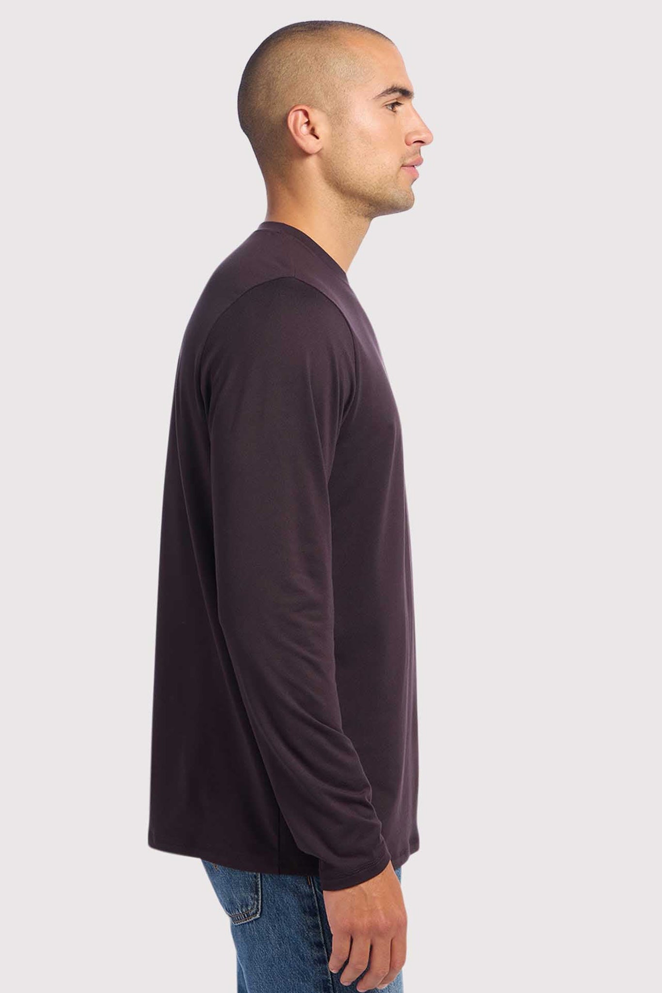 Men's Long Sleeve Movement Tee | Eggplant