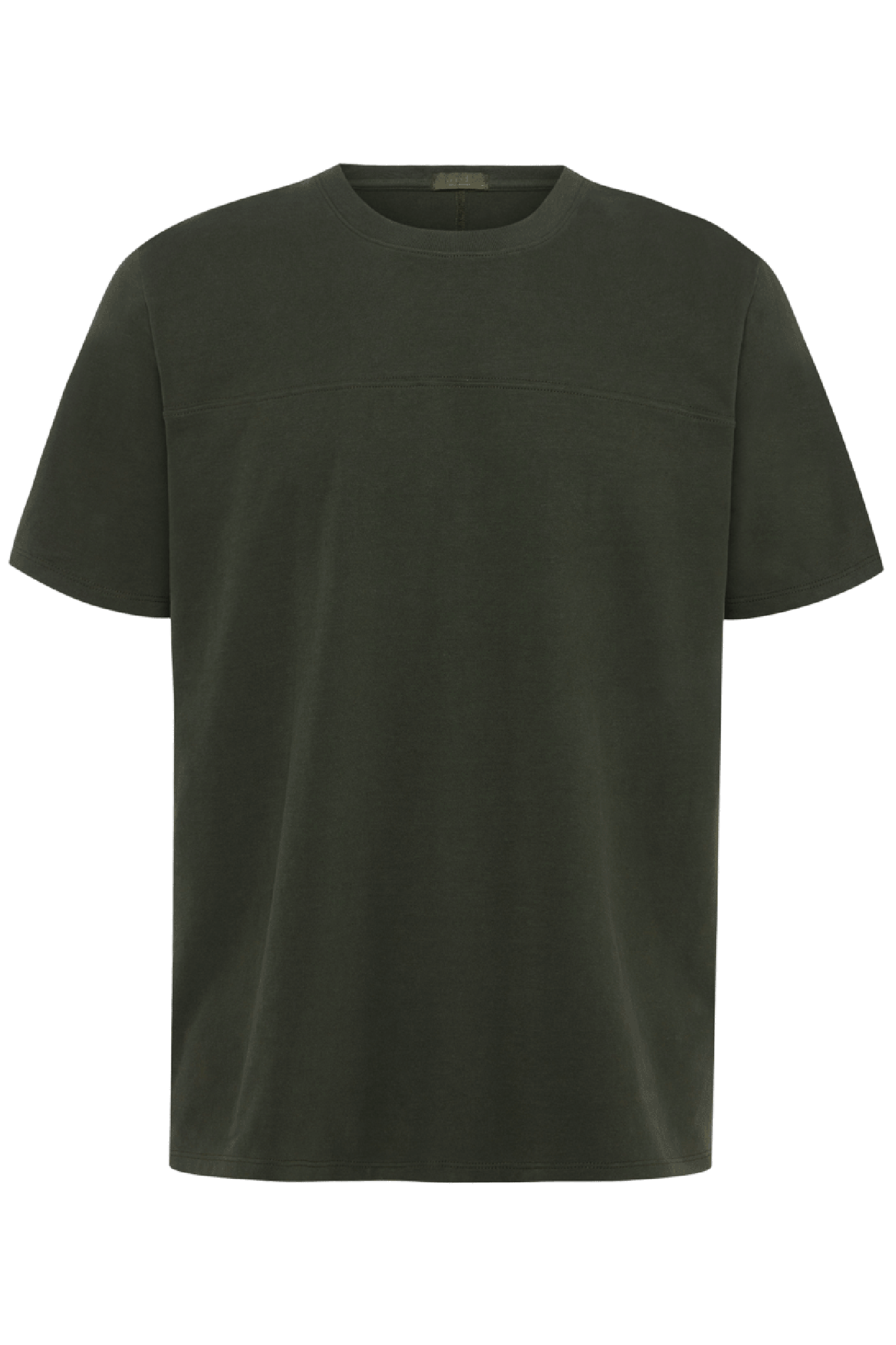 Men's Steady Seamed Tee | Darkest Olive