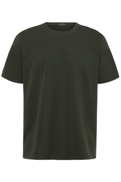 Men's Steady Seamed Tee | Darkest Olive