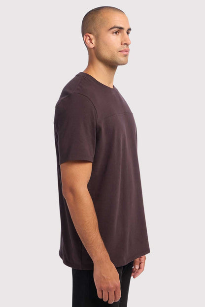 Men's Steady Seamed Tee | Eggplant