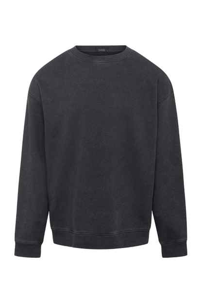 Vintage Fleece Men's Crewneck | Washed Black