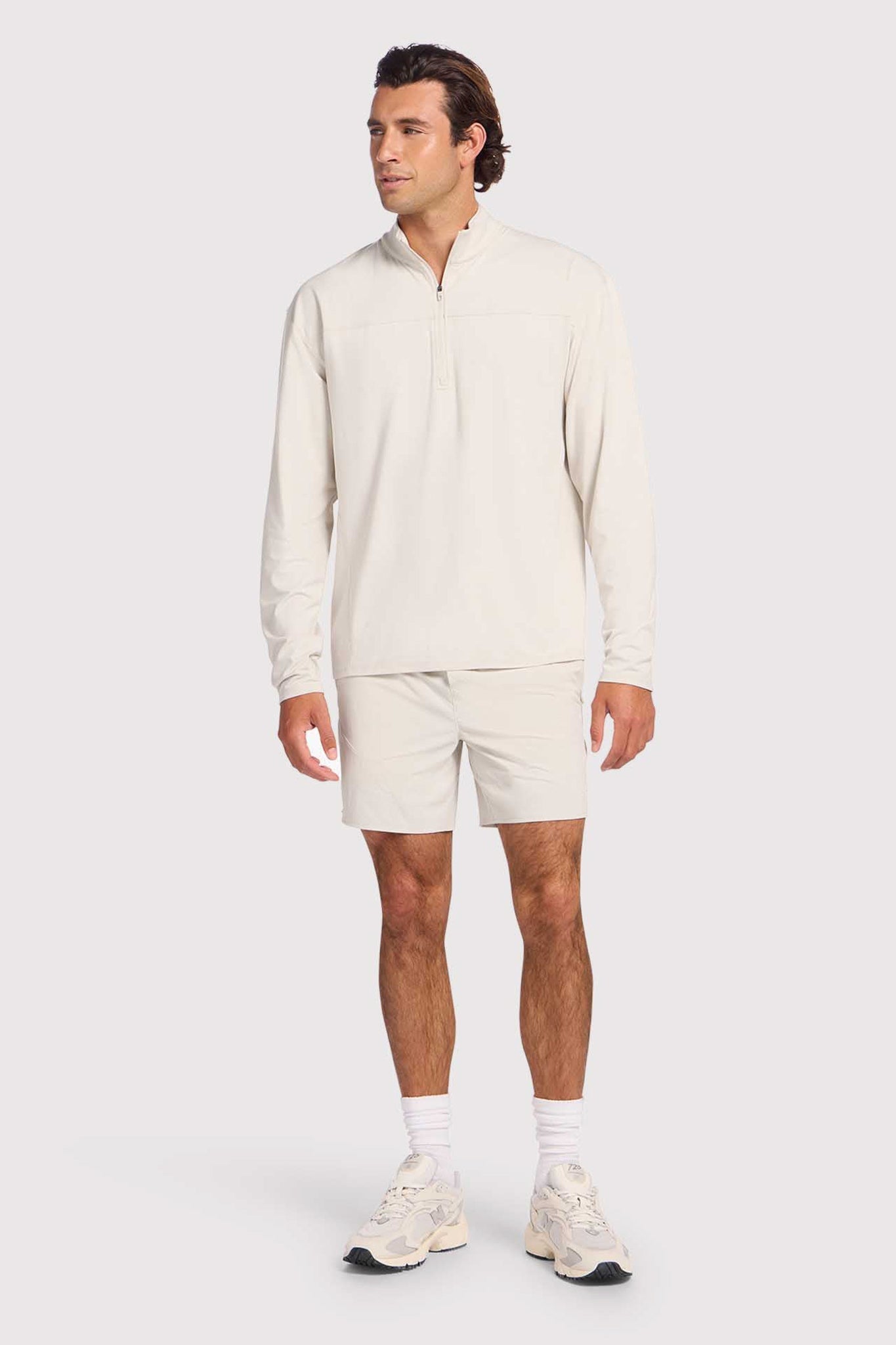 Men's Movement Quarter-Zip | Linen