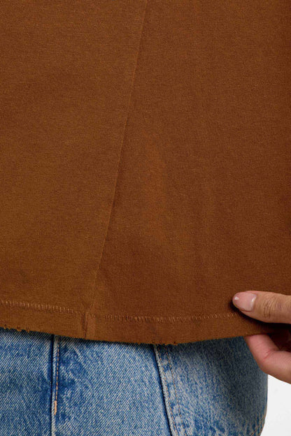 Vintage Cotton Everyday T-Shirt | Chocolate