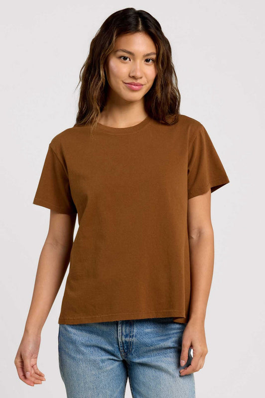 Vintage Cotton Everyday T-Shirt | Chocolate
