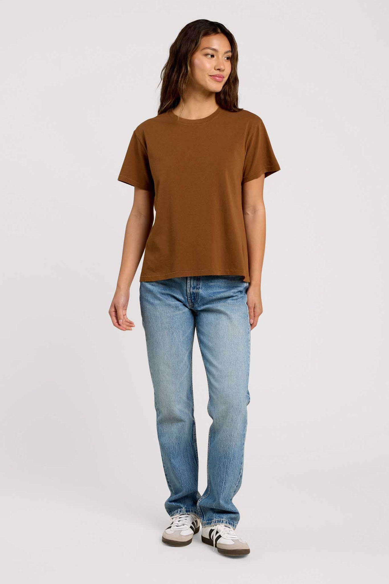 Vintage Cotton Everyday T-Shirt | Chocolate