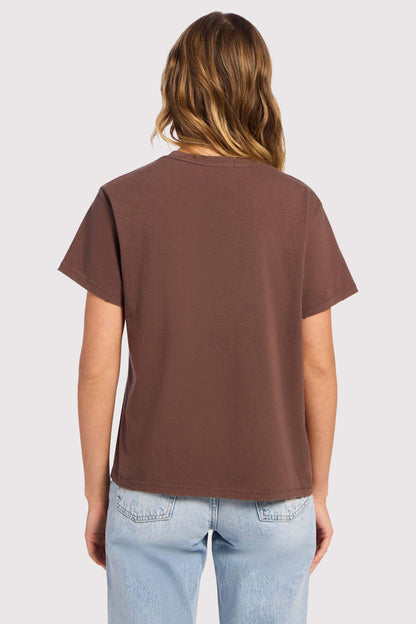 Vintage Cotton Everyday T-Shirt | Coffee