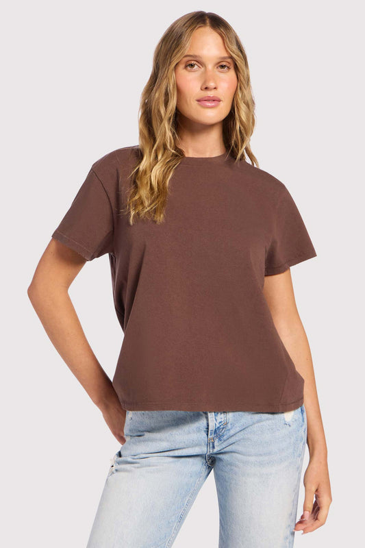 Vintage Cotton Everyday T-Shirt | Coffee