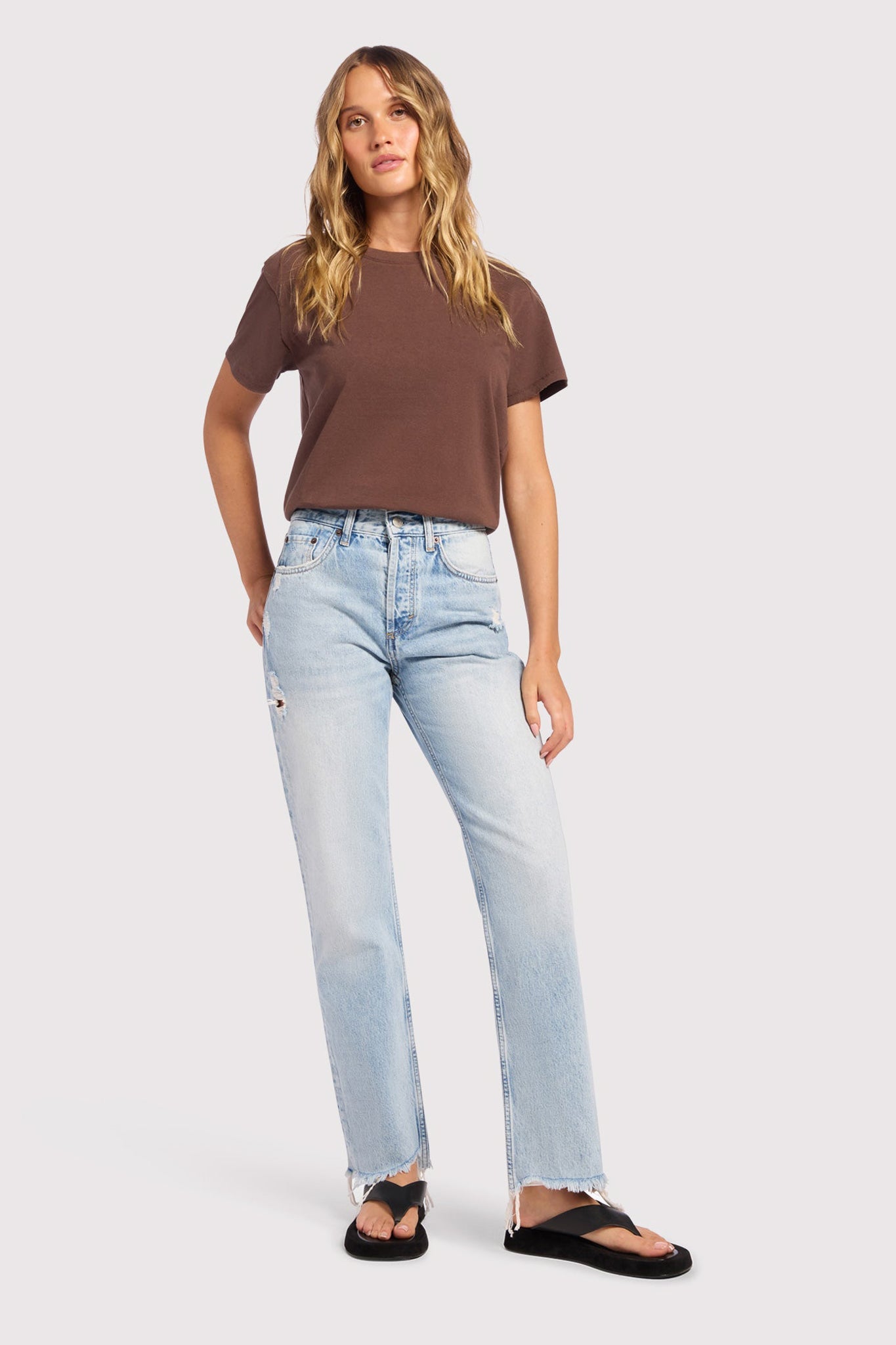 Vintage Cotton Everyday T-Shirt | Coffee