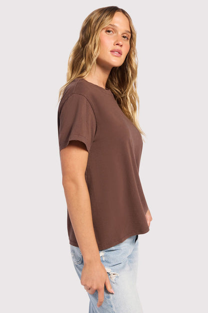 Vintage Cotton Everyday T-Shirt | Coffee