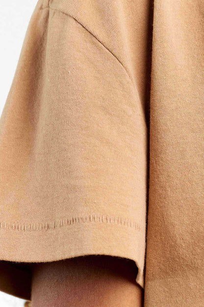 Vintage Cotton Cropped Tee | Cinnamon