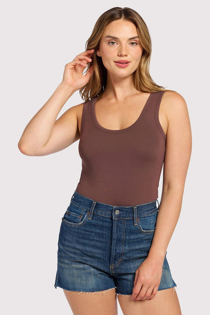 Seamless Scoop Tank Bodysuit