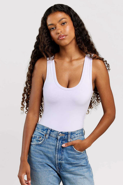 Seamless Scoop Tank Bodysuit