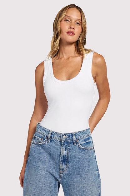 Seamless Scoop Tank Bodysuit