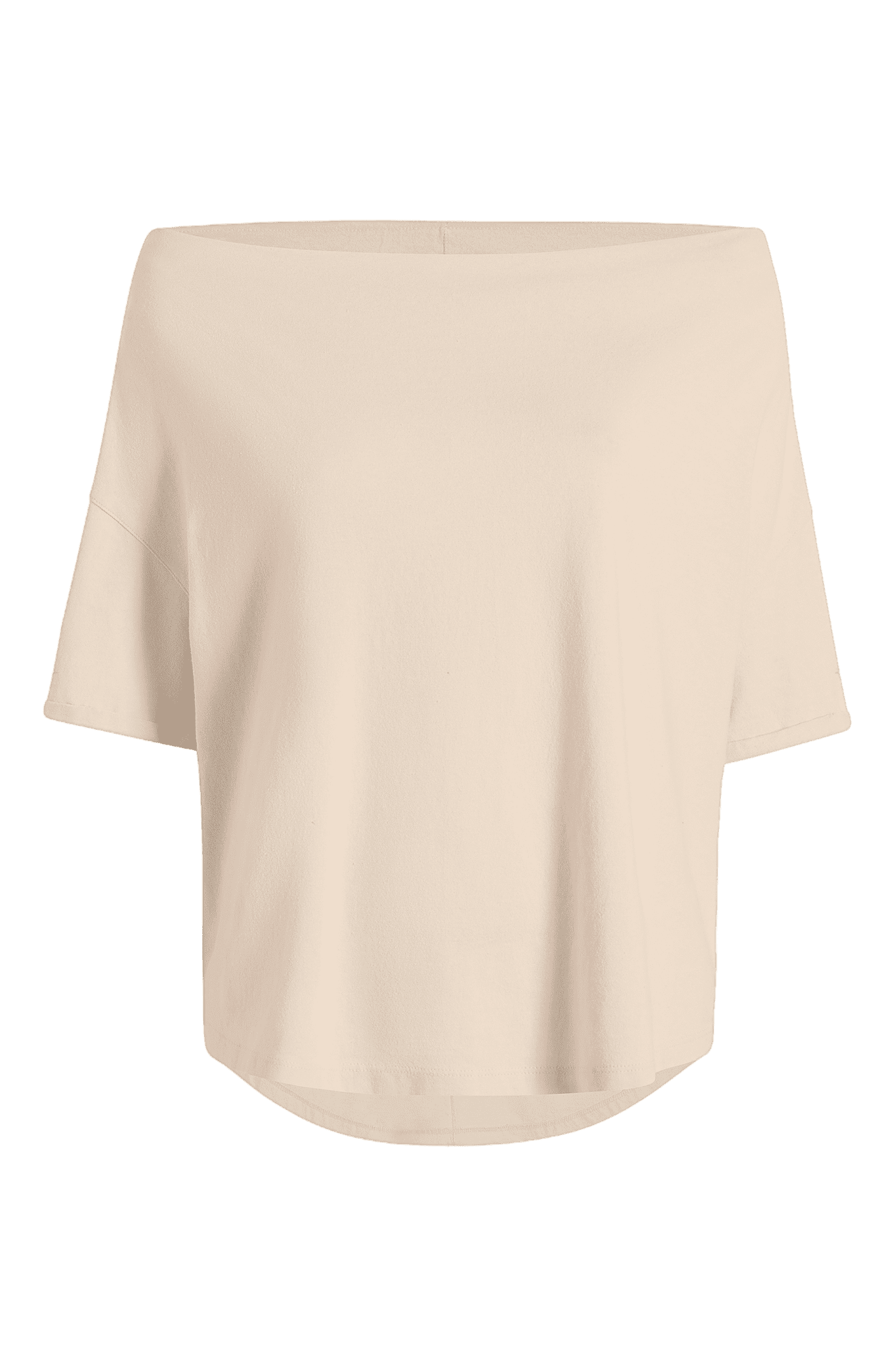 Vintage Cotton Off The Shoulder T-Shirt | Bone