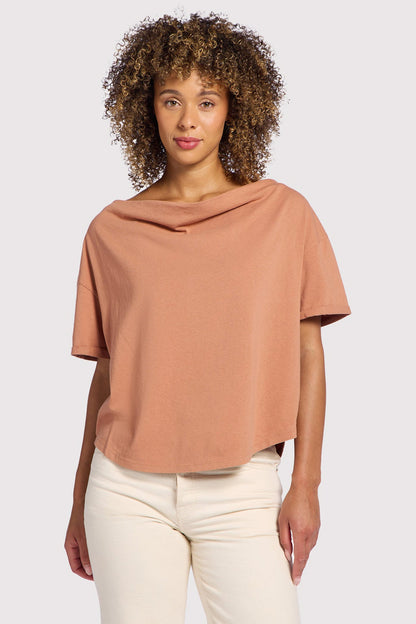 Vintage Cotton Off The Shoulder T-Shirt