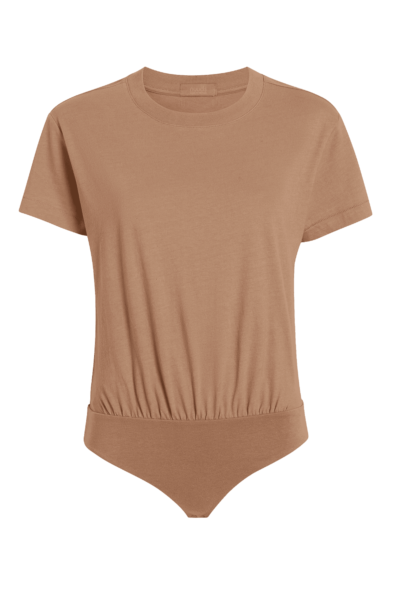 Soft Cotton Everyday T-Shirt Bodysuit | Cinnamon