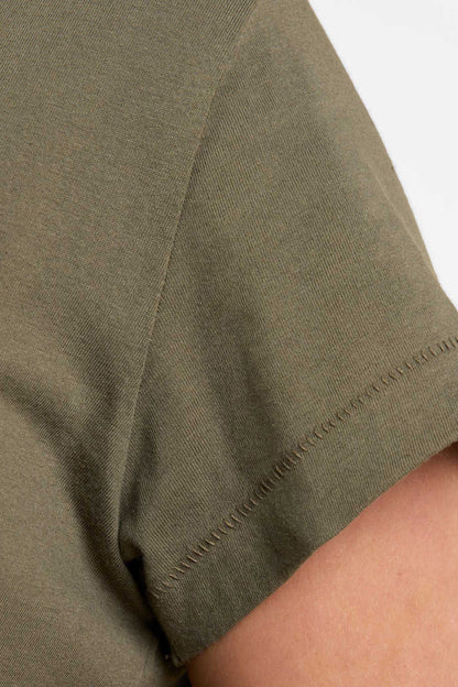 Soft Cotton Everyday T-Shirt Bodysuit | Olive